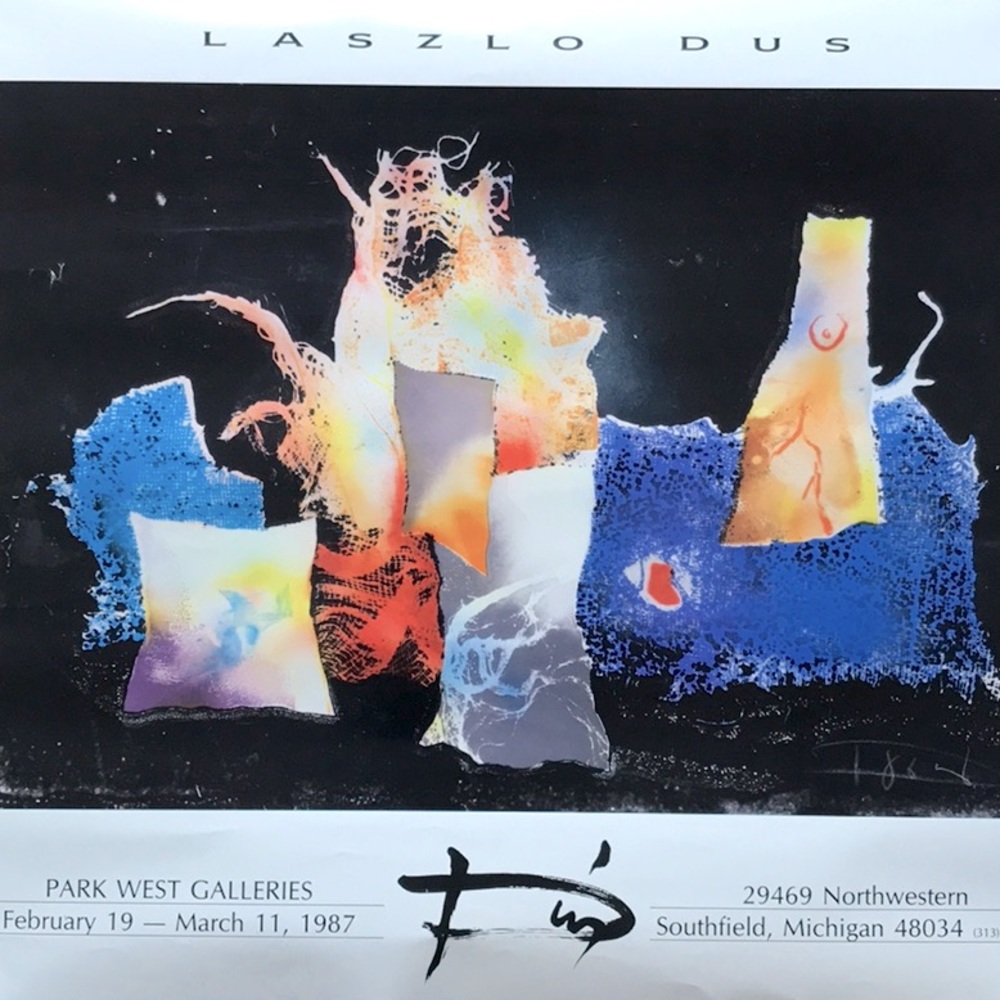 Park West Gallery Laszlo Dus ‘87 midcentury modern
